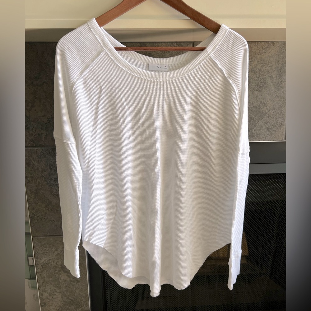 TNA Waffle Long Sleeve Top